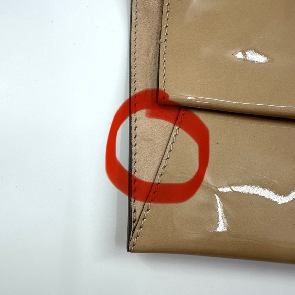 MaxMara Tan Clutch with Gold Shoulder Chain - Picture 6 of 6